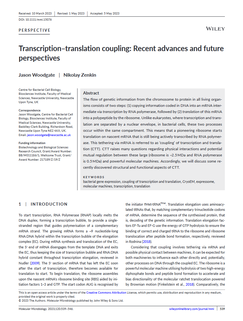Mol Microbiol paper